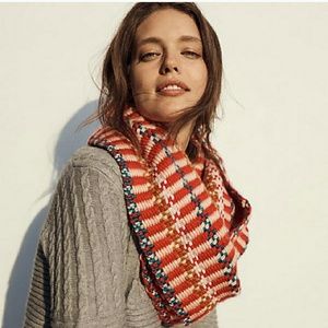 Anthropologie Knit Circle Scarf